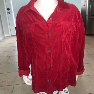 Red Corduroy Jacket